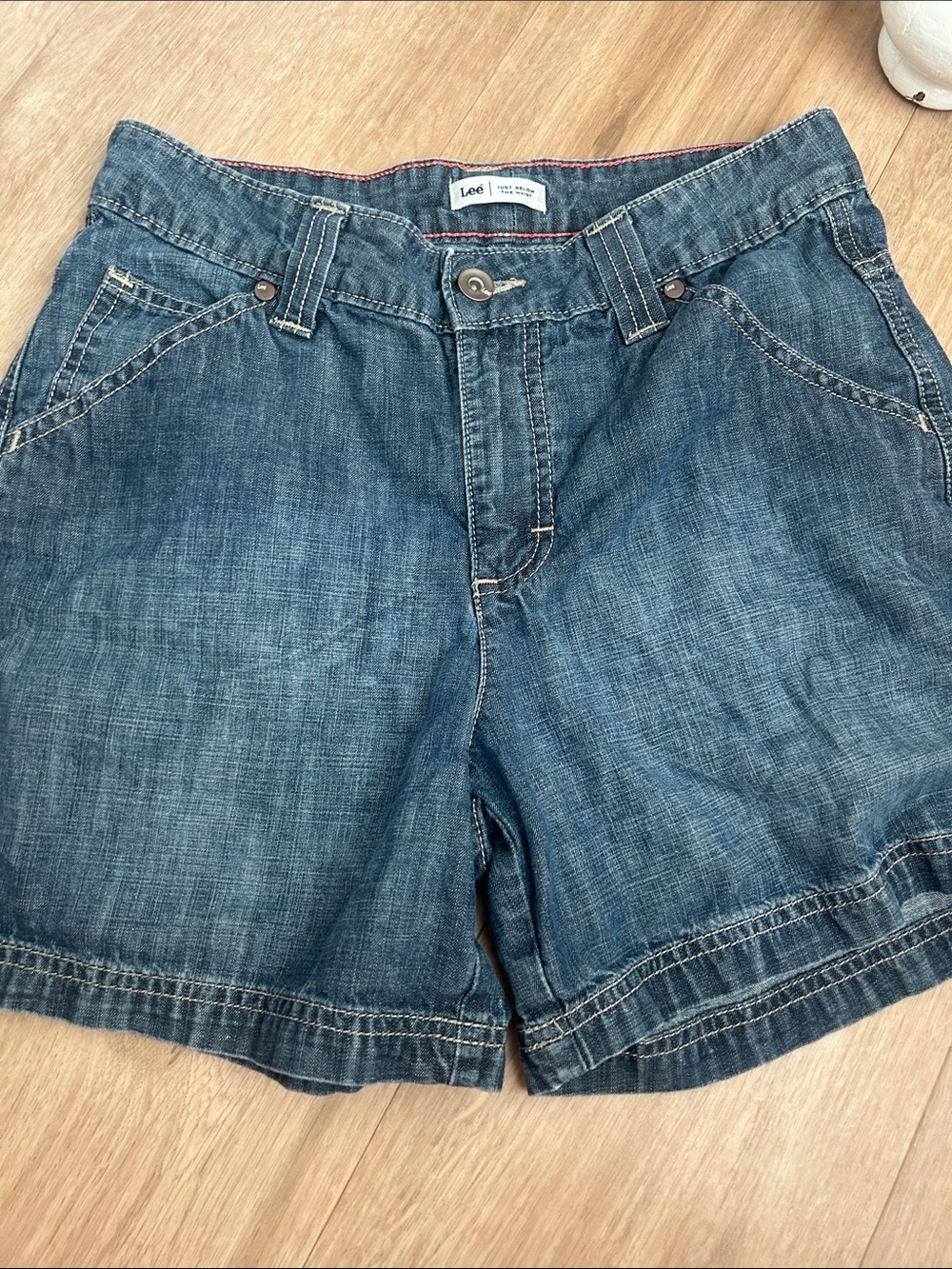 Lee Blue Denim Shorts